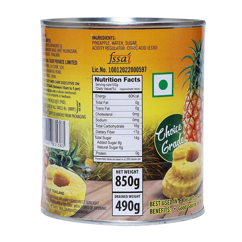 Habit Pineapple Slices, 850g
