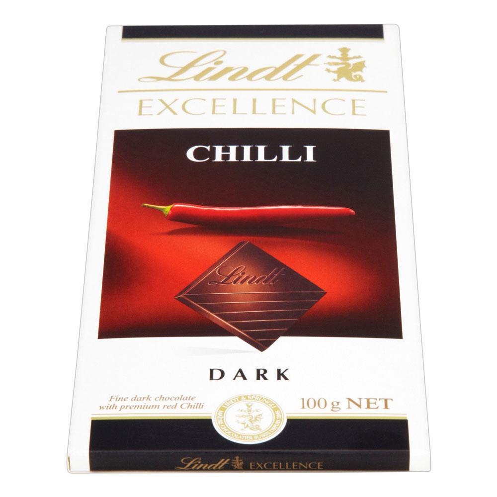 Lindt Excellence Chilli Intense Chocolate 100 Grams