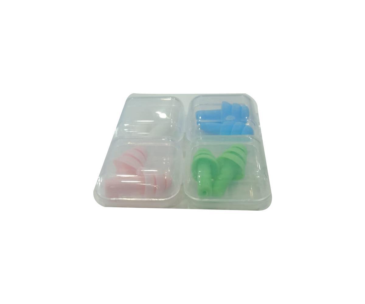 XIMI VOGUE™ 4 Pair of Soft Reusable ear plugs for Adult Kids