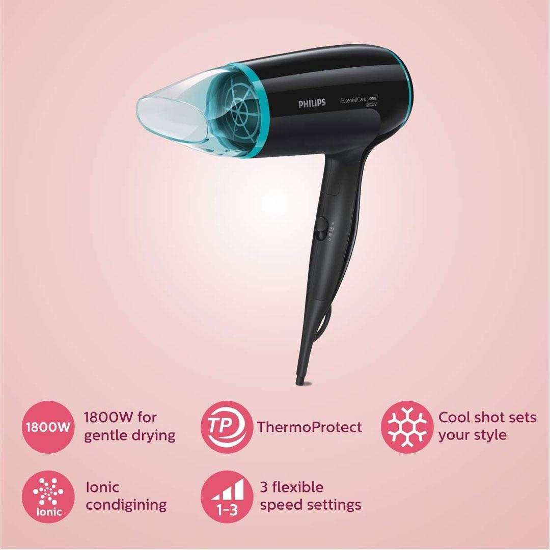 PHILIPS Essential Care Hairdryer BHD007/20