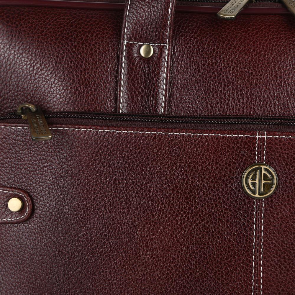 Hammonds Flycatcher Original Bombay Brown Leather 15.6 inch Laptop Messenger Bag