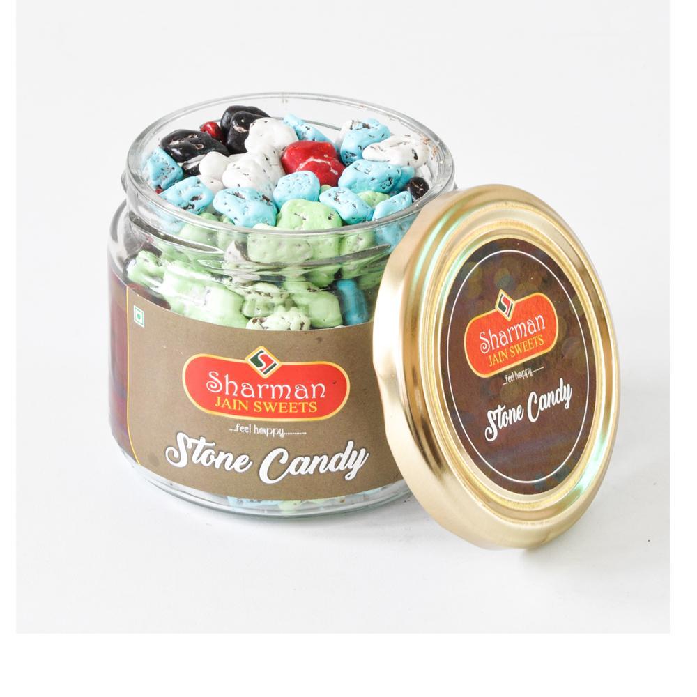 Sharman Jain Sweets Multi Colour Stone Candy - Pack of 2 | 220g Each