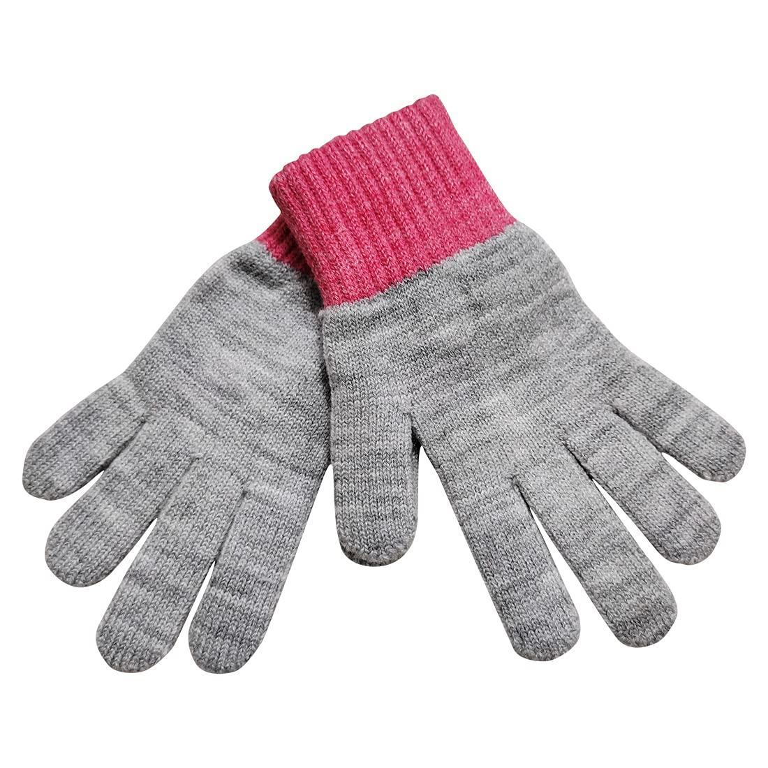 Graceway Kids Boys and Girls 100% Acro Wool Gloves Soft Warm for Winters 2 years - 16 years