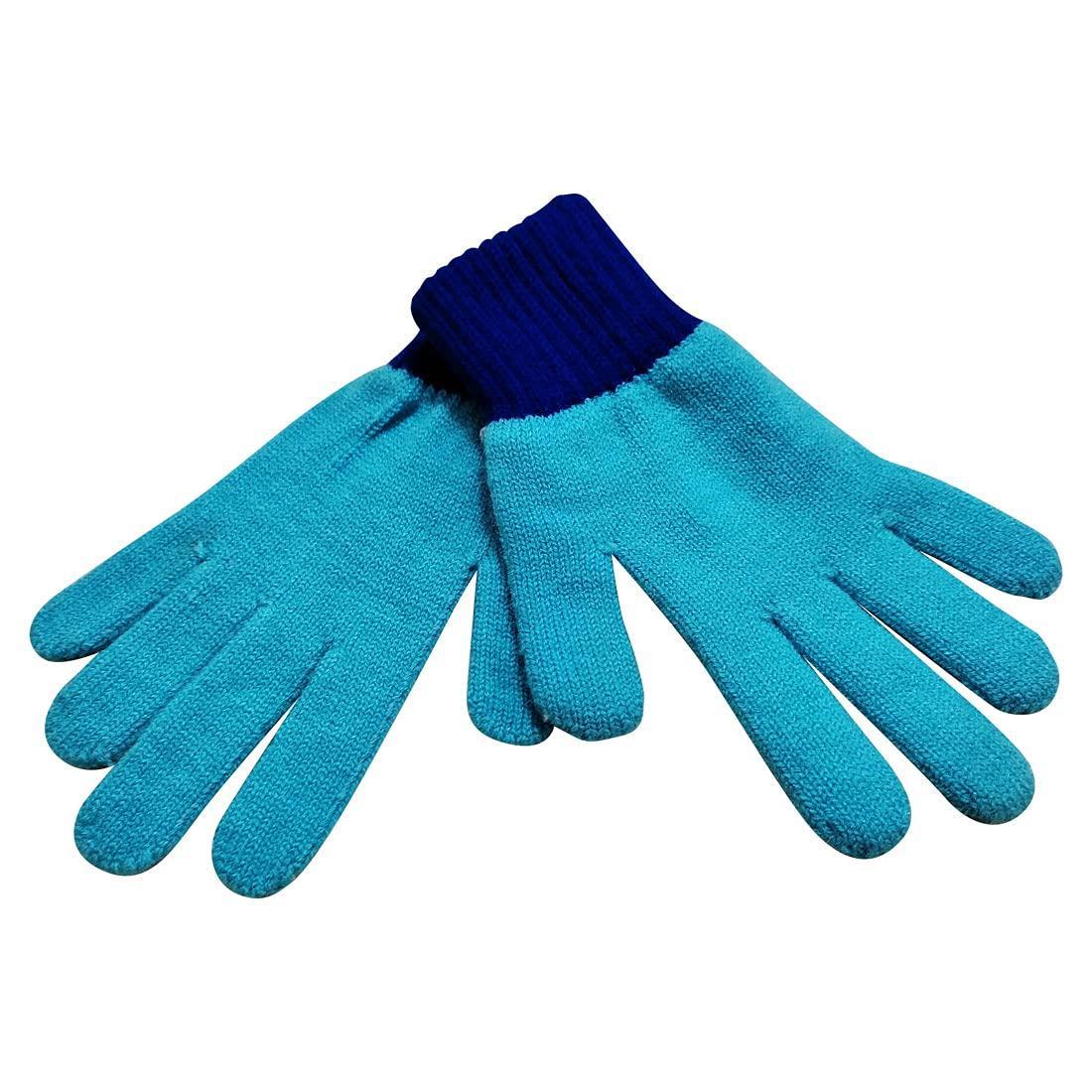 Graceway Kids Boys and Girls 100% Acro Wool Gloves Soft Warm for Winters 2 years - 16 years   