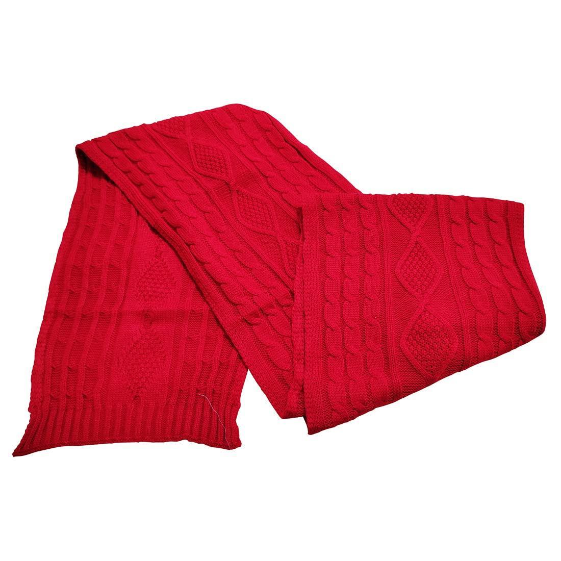 Graceway Men and Women 100% Acro Wool Cable Knit Soft Warm Muffler for Winter season   