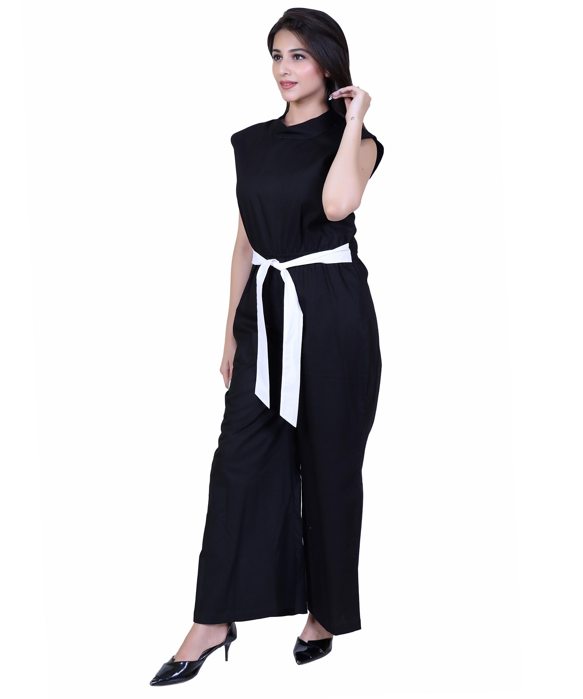 WOMEN JUMPSUIT – BLACK