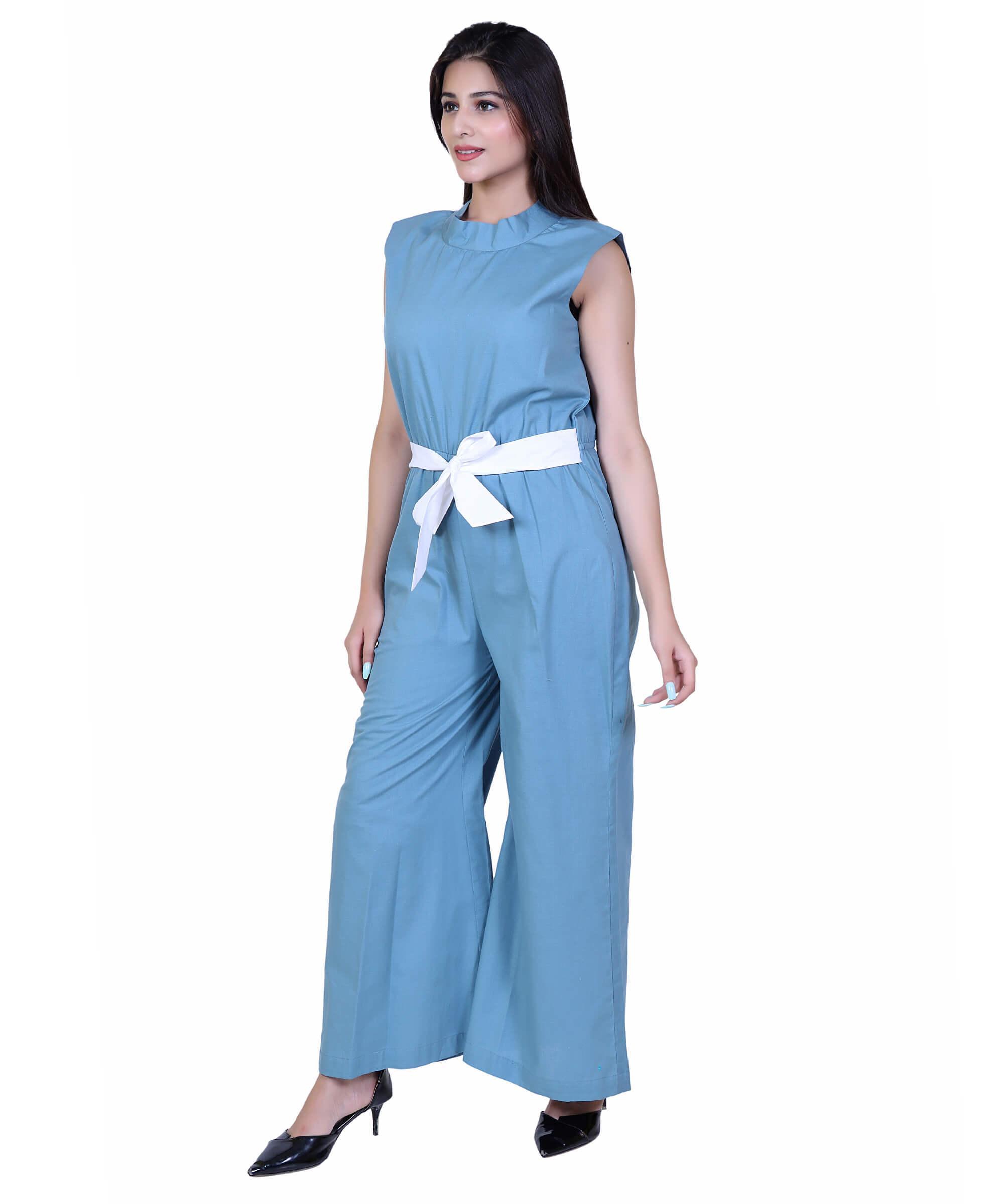 WOMEN JUMPSUIT – ICEBERG BLUE