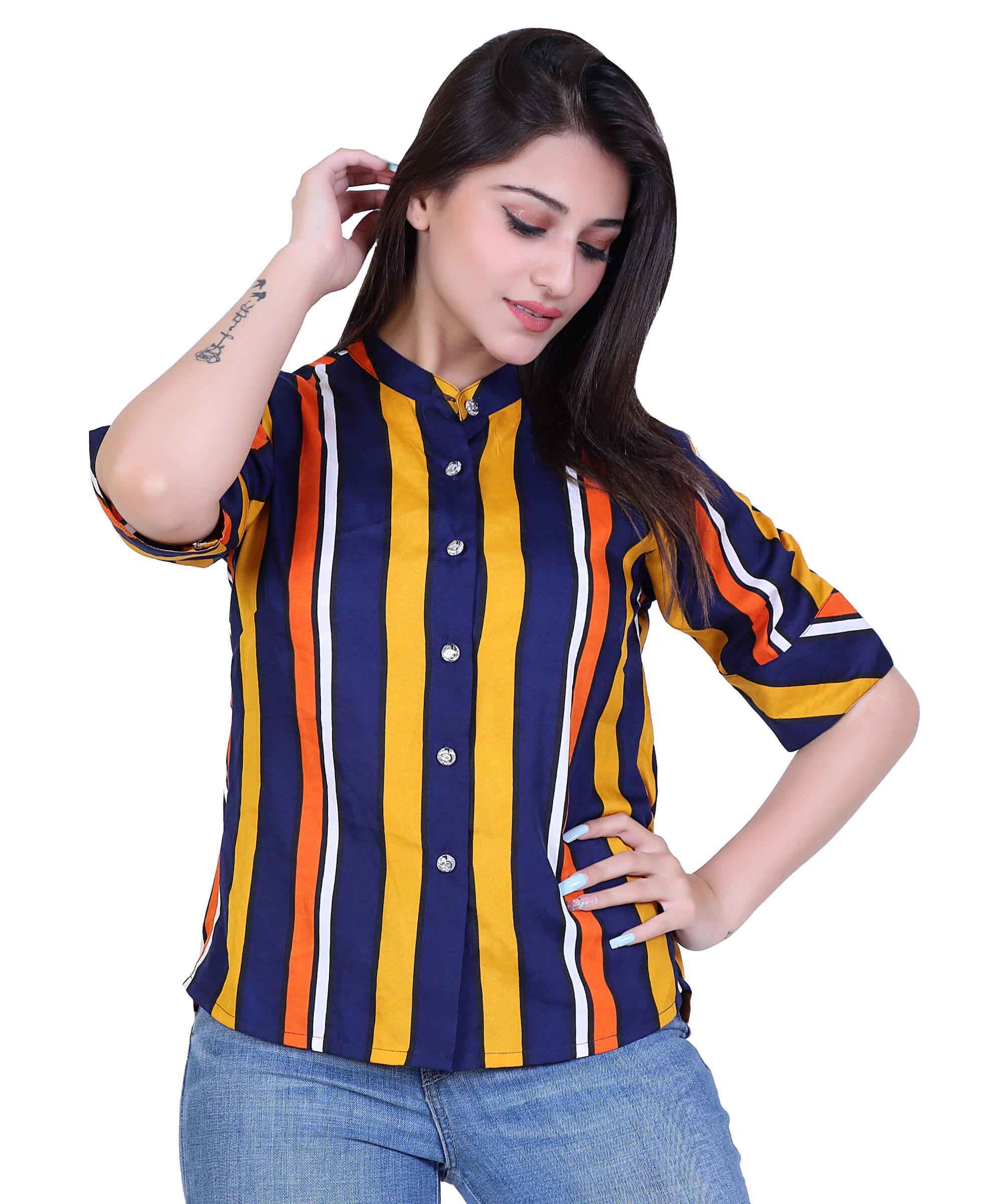 SECT-WT WOMEN TOP STRIPS – MIX STRIPS