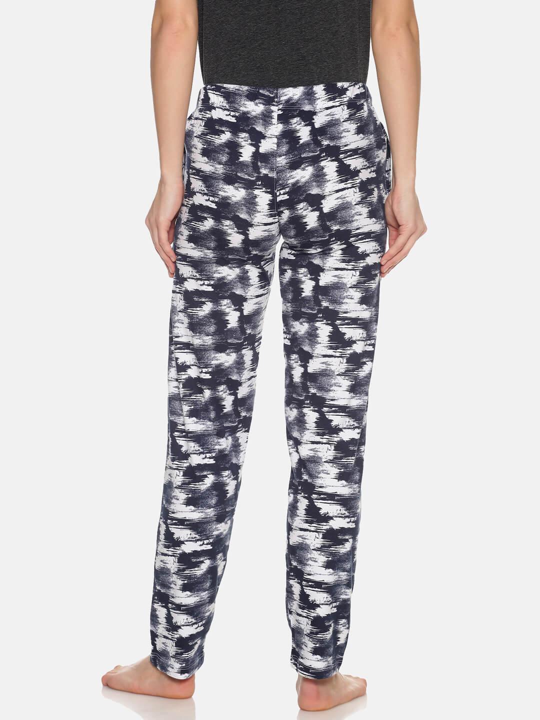 FEMEA Women Navy-White  Track Pants