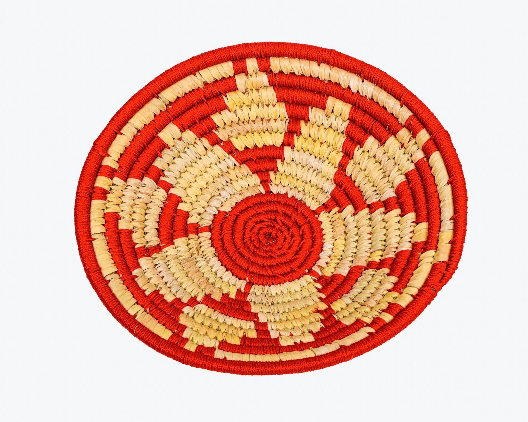 Handmade Braided Sabaii Grass Wall Plates