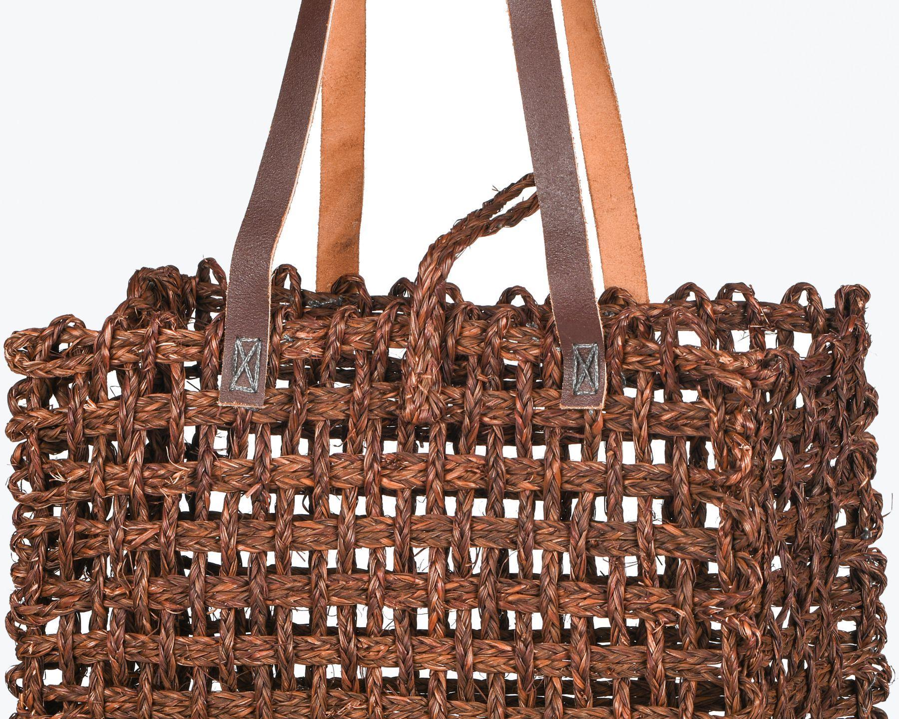 Handmade Braided SABAII GRASS LUNCH BAG
