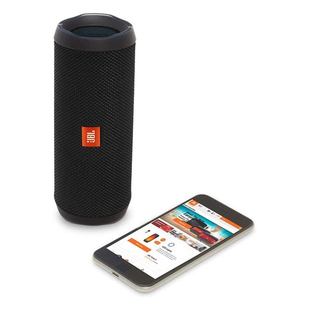 JBL Flip 4 Waterproof Portable Bluetooth speaker JBLFLIP4BLK - BLACK