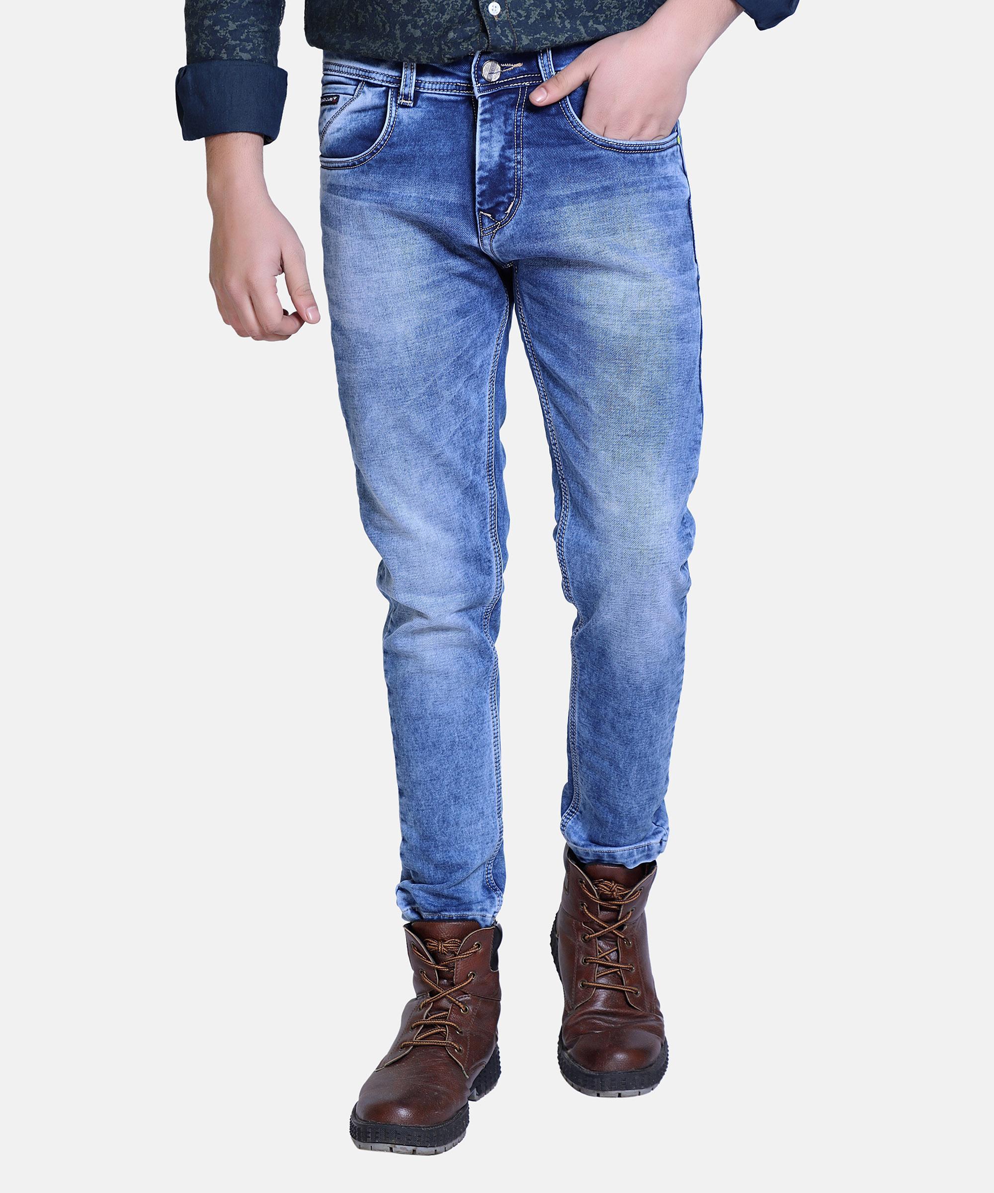 Men Regular Jeans Dark Sky