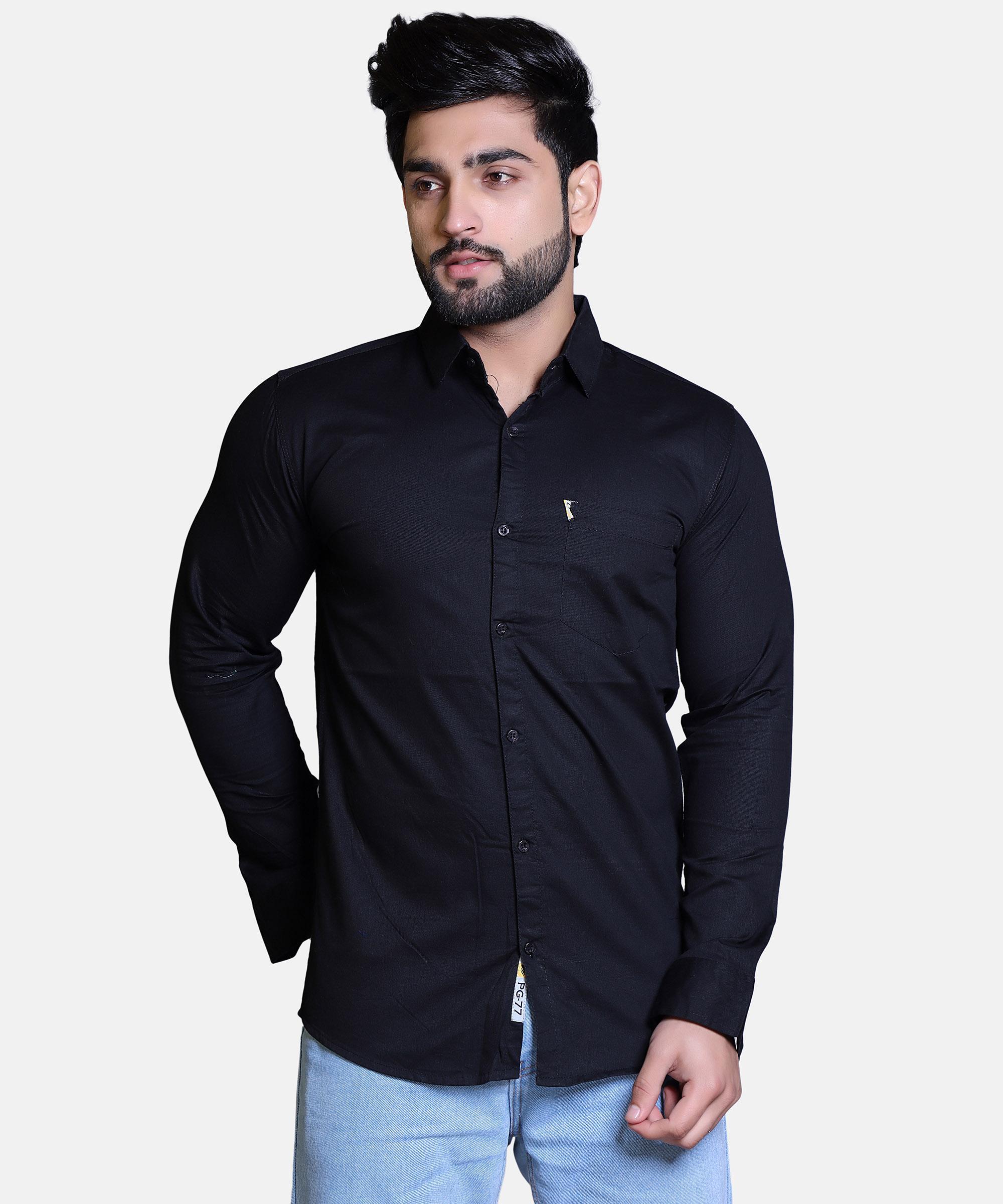 Men Shirt Full Sleeve – DARK NAVY
