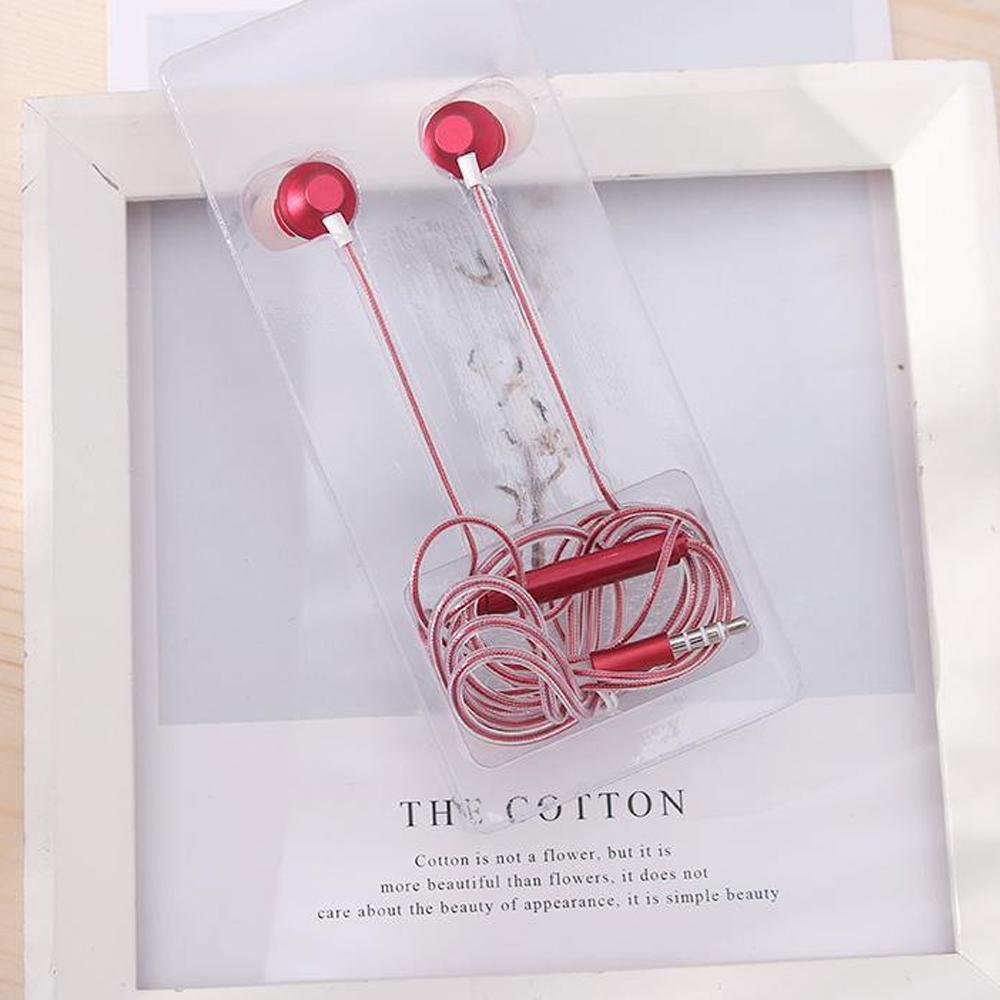 XIMI VOGUE™ Simple Fashion Earphones （Red）