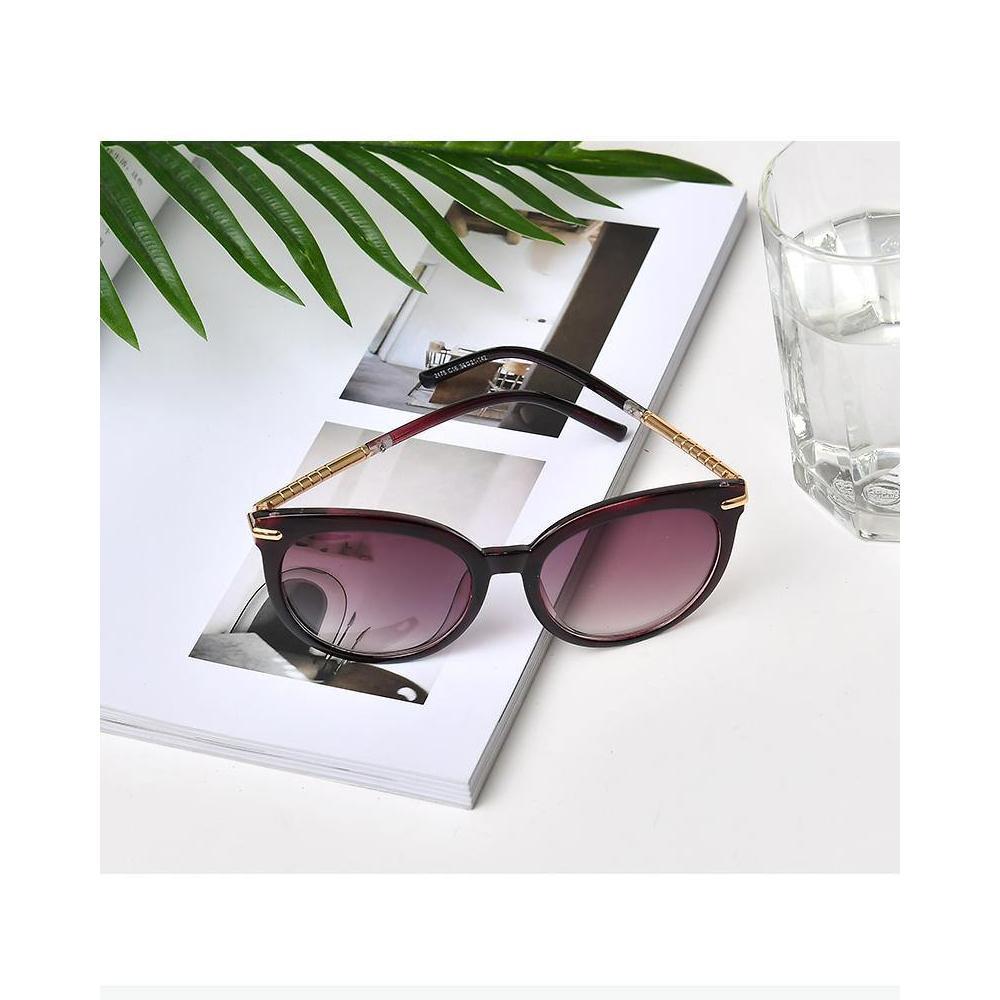 XIMI VOGUE™ All-Match Round Sunglasses-Purple