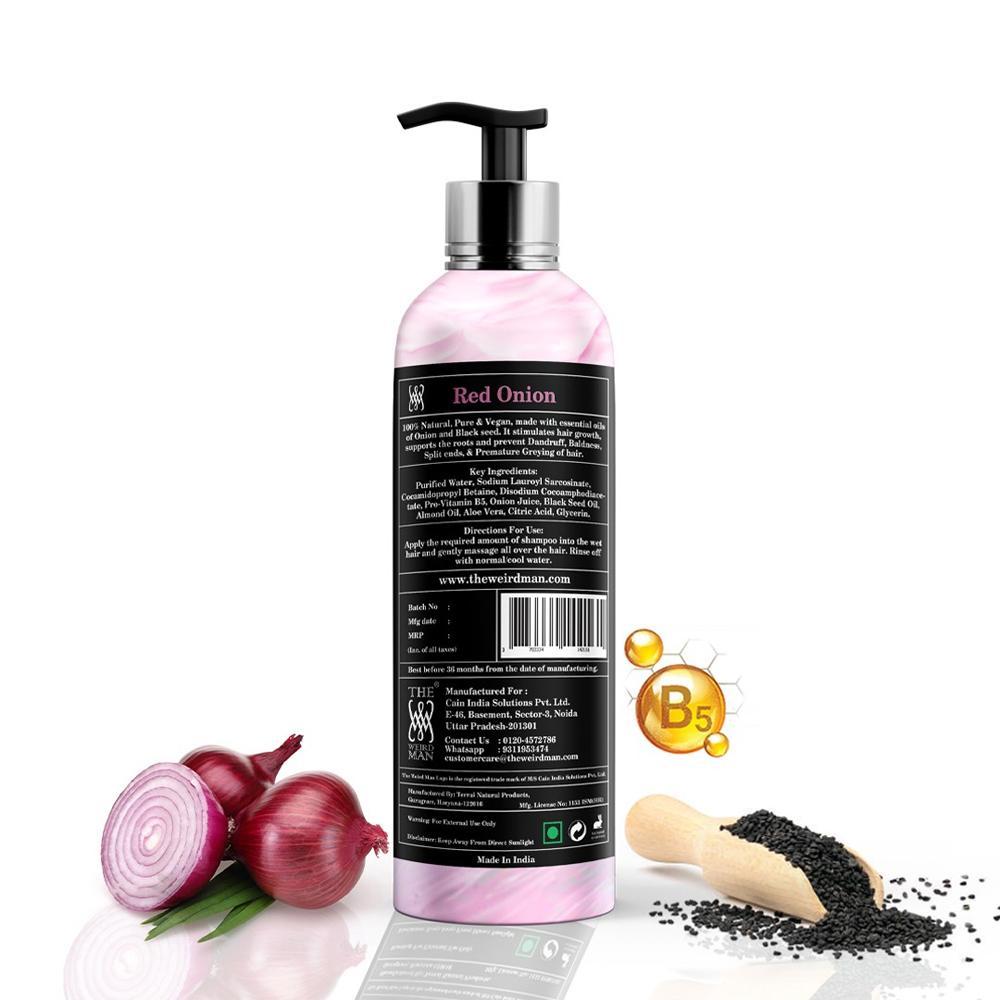 The Weird Man Red Onion Shampoo With Black Seed Oil (200 ml)