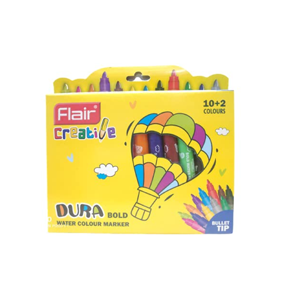 Flair Creative - DURA Bold Water Colour Markers - Bullet Tip
