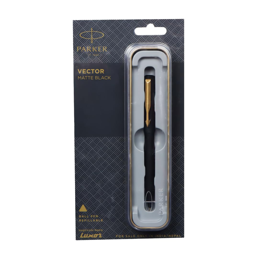Parker Vector Ball Pen, Matte Black