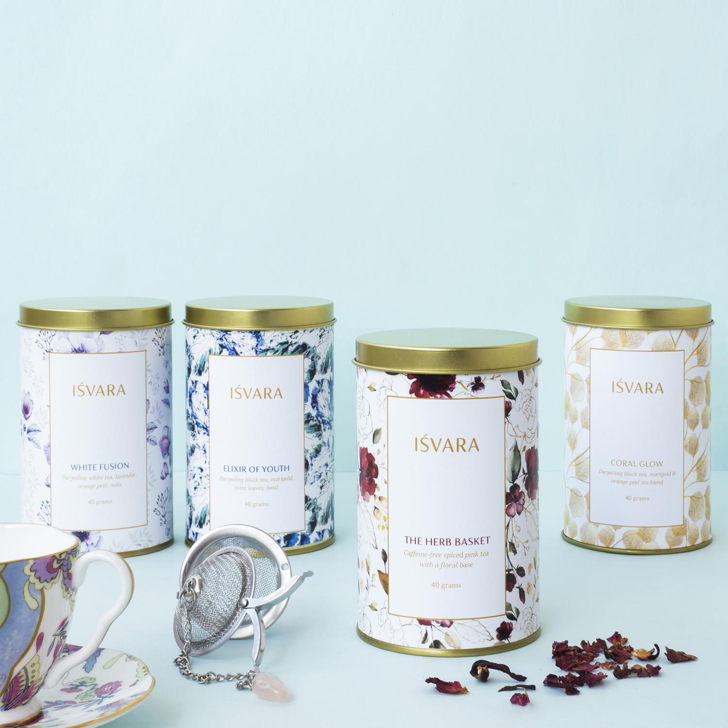 Skincare Teas (Pack of 4 tea tins)