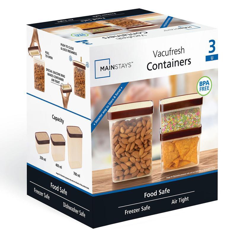 Mainstays Vacufresh Rectangular Container 3 N