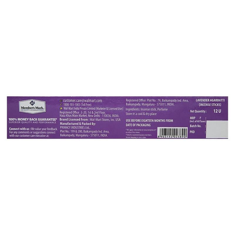 Member's Mark Agarbatti Lavender