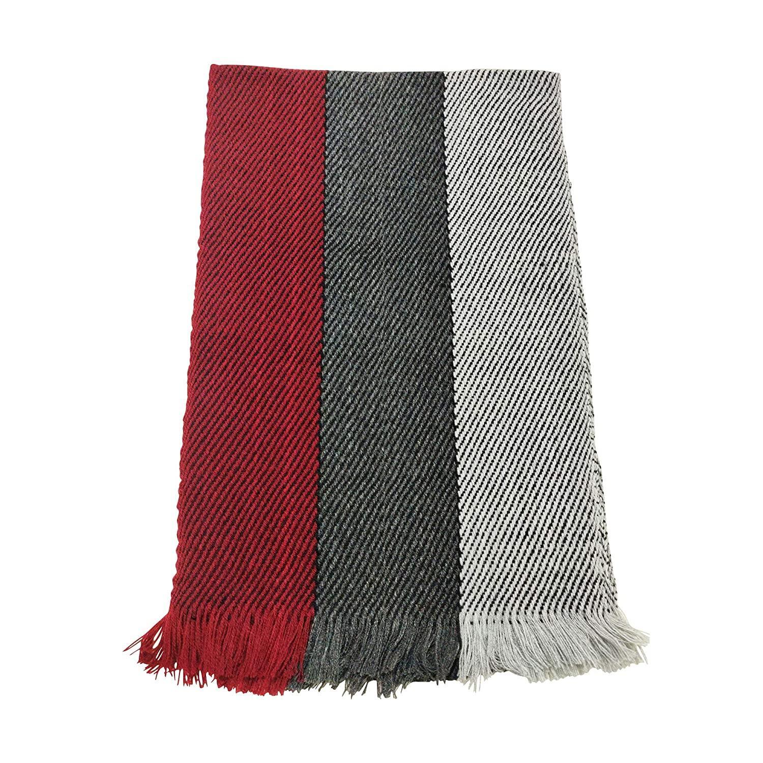 Graceway Men And Women Black Woolen Muffler For Winter Season