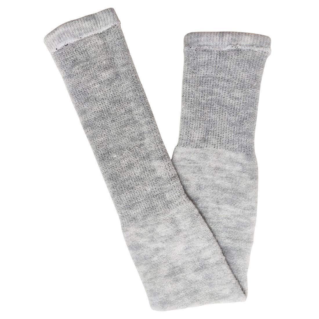 Graceway Men And Women Acro Wool Knitted Leg Warmer With Cushion Inside For Soft Support (Grey)