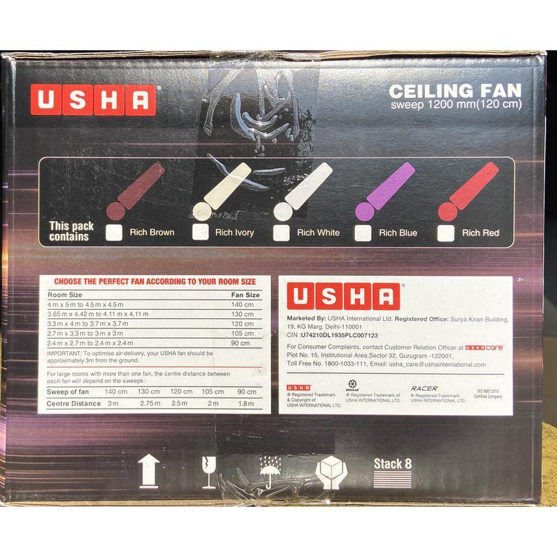 Usha Racer Rich Ceiling Fan 1 N