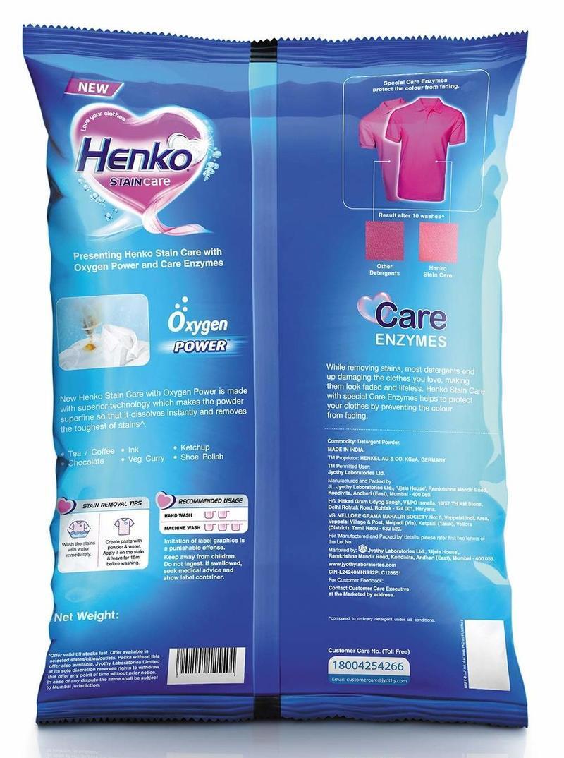 Henko Oxygen Detergent Powder 3 kg