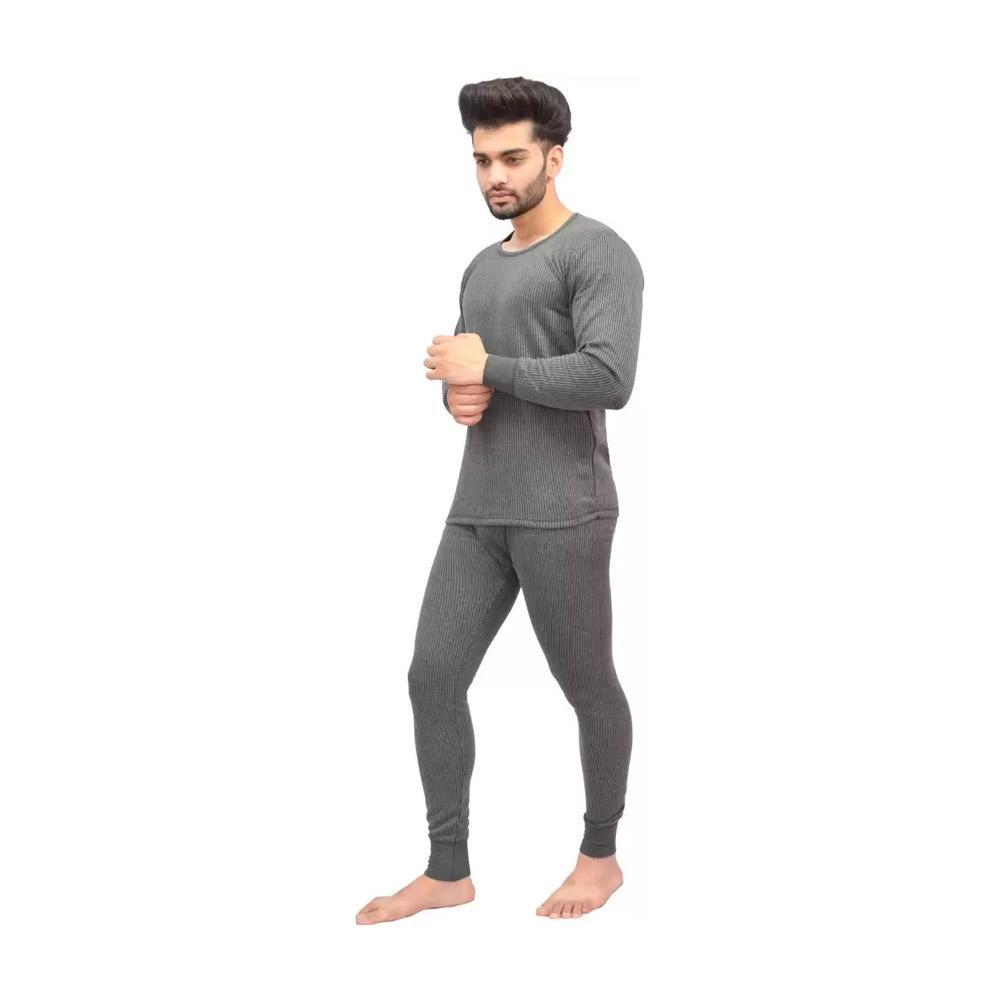 Picot Men Thermal Set Grey (Top & Lower)