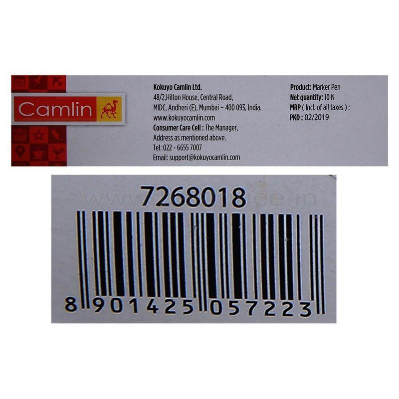 Kokuyo Camlin White Board Marker 1 N (10 Markers)