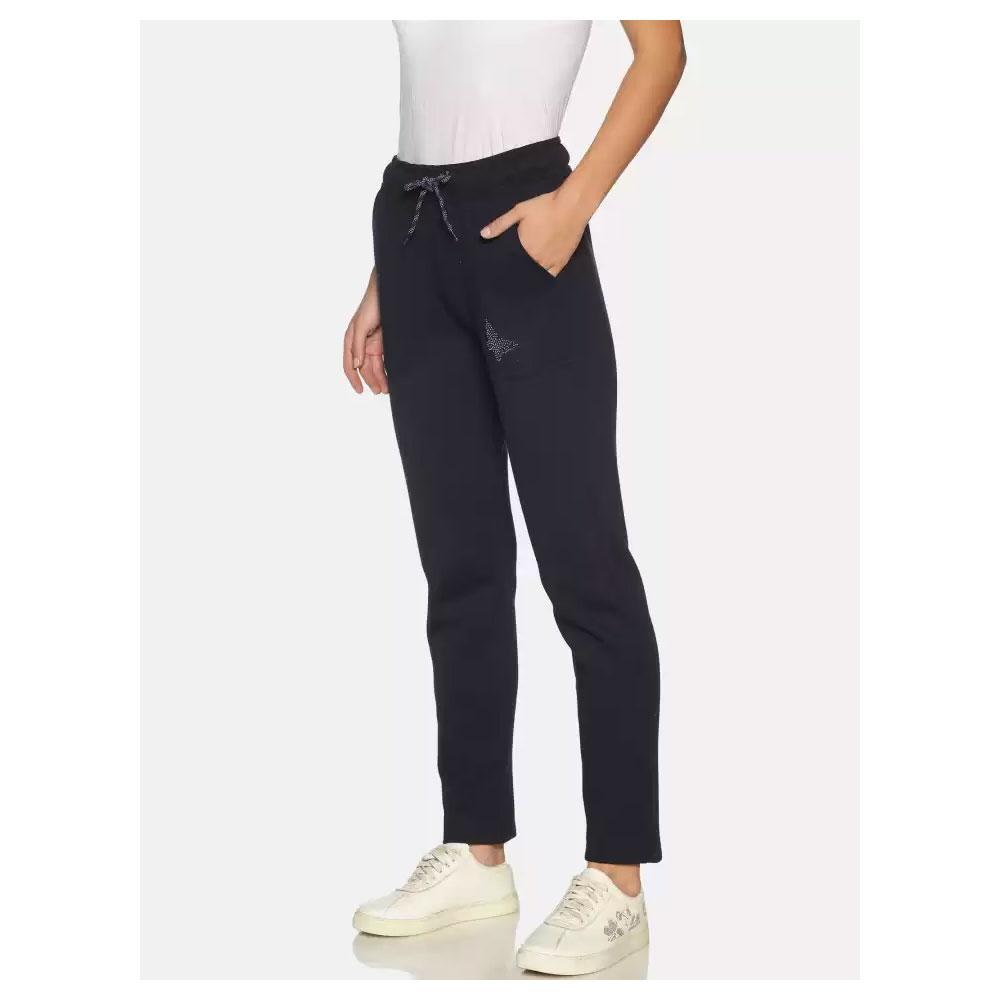 Companion Solid Women Blue Track Pants