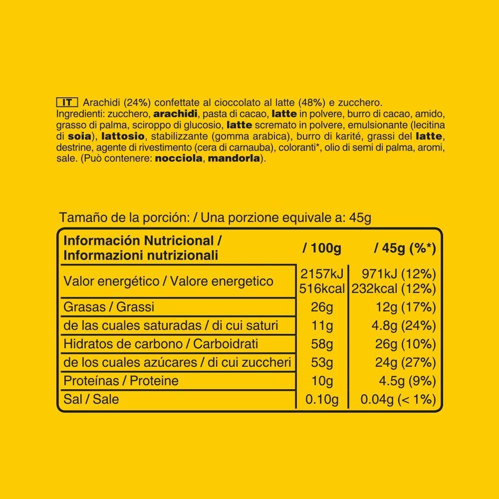 MARS M&M's Peanut Single, 45 g - Pack of 24