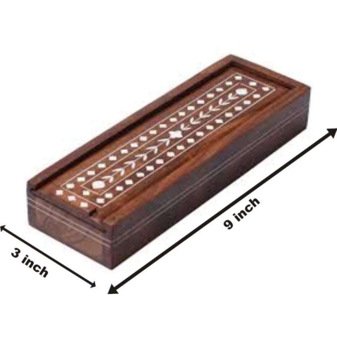 KBL Wooden Desk Organizer Pen/Pencil Stand, Mobile Holder & Remote Stand for Office Desk/Desktop/Table Storage Organizer Tray