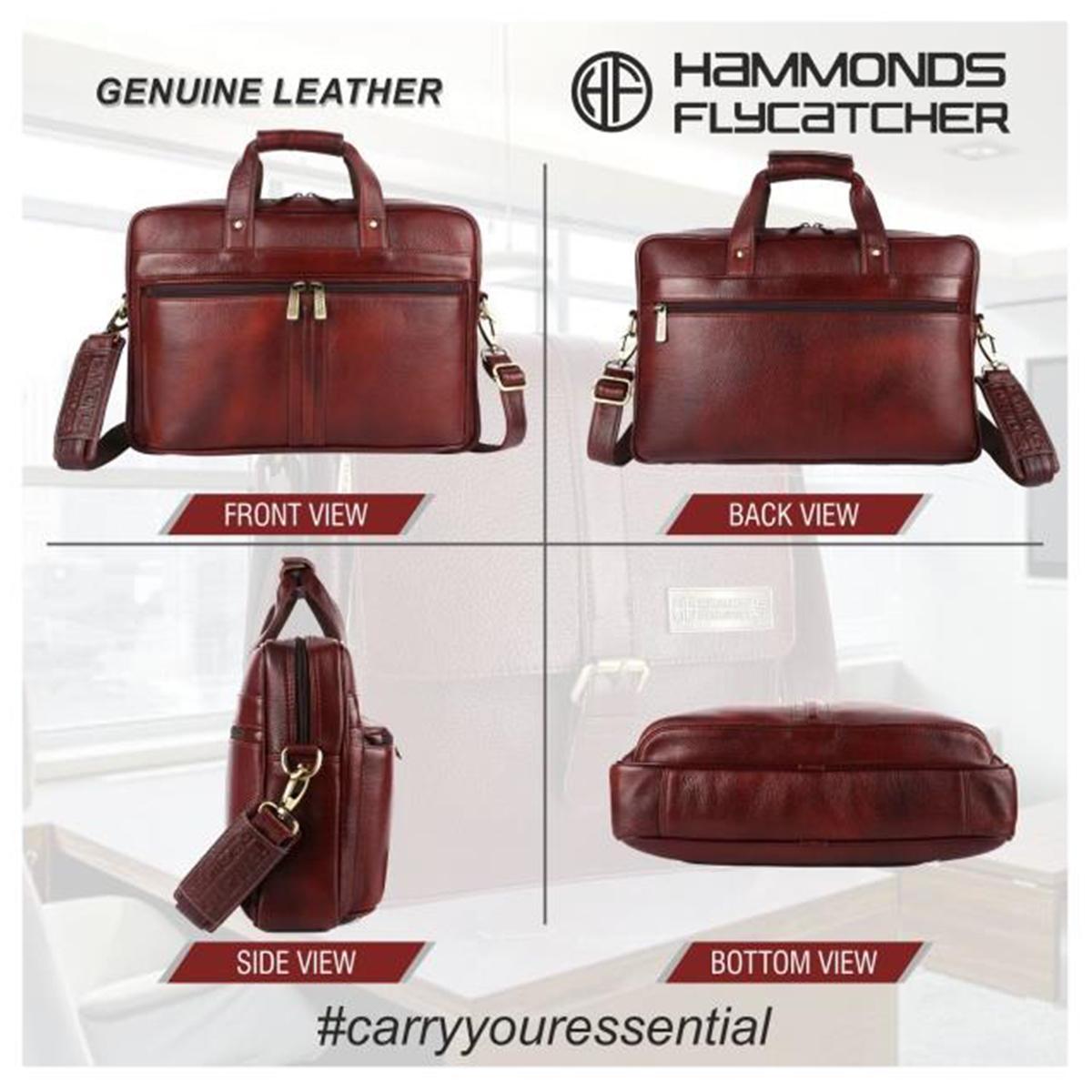 Hammonds Flycatcher Leather Bag 15.6" laptop Bag