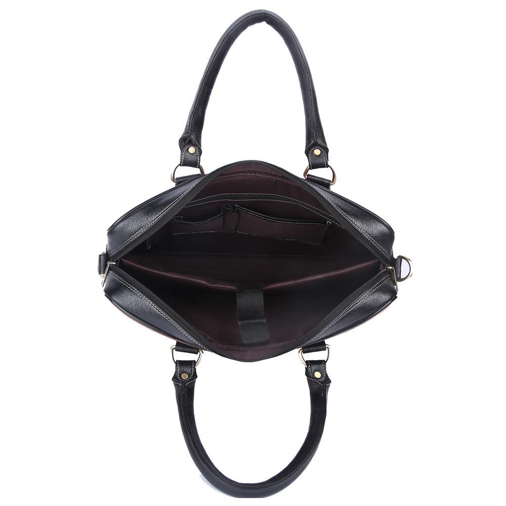Hammonds Flycatcher Original Leather  Laptop Messenger Bag|Padded Laptop Compartment|Office Bag
