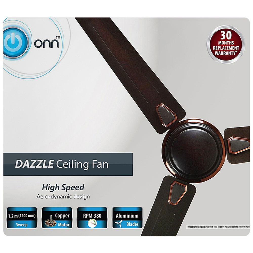 ONN 1.2 m Dazzle Ceiling Fan 1 N