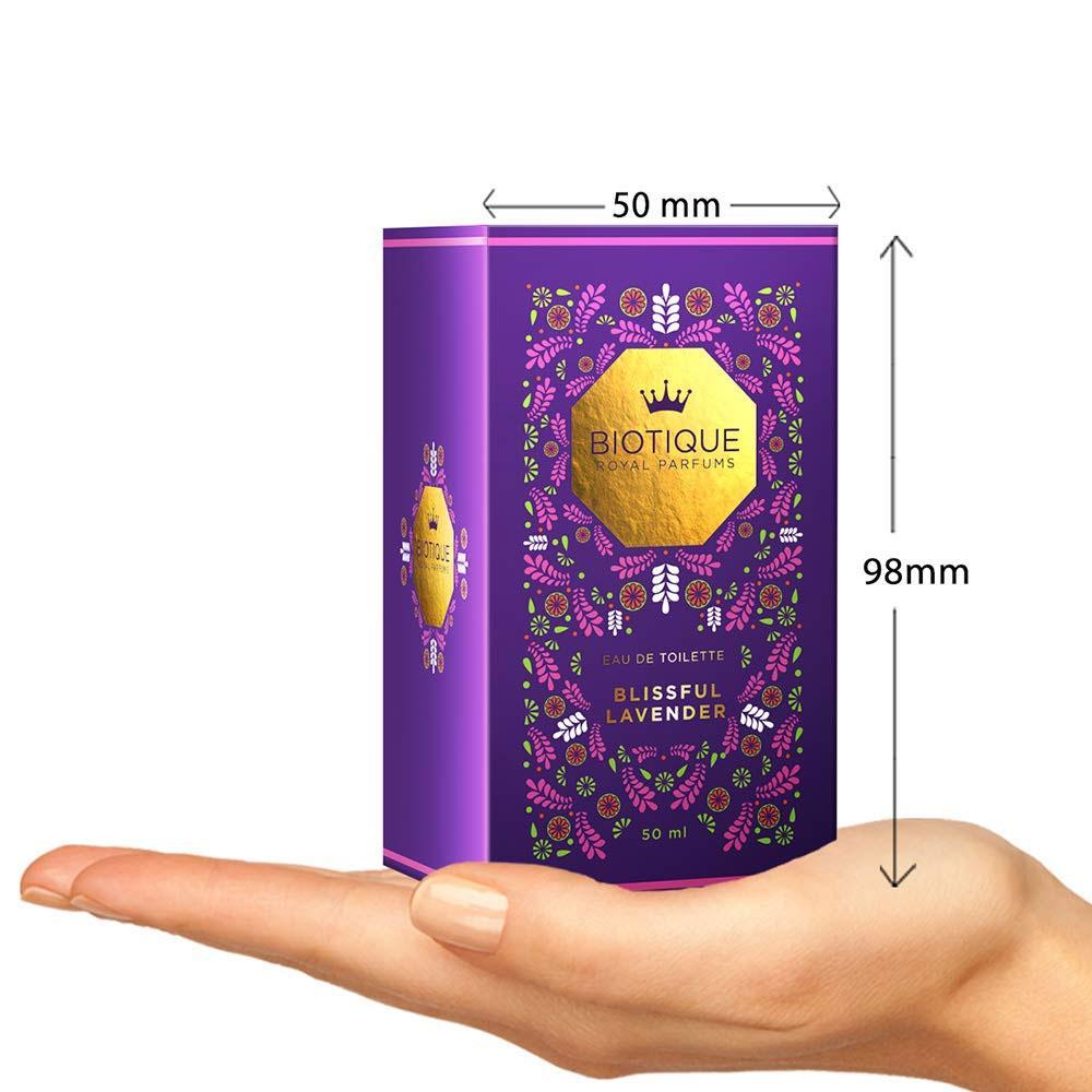Biotique Blissfull Lavender Perfume, Eau De Toilette 50mL