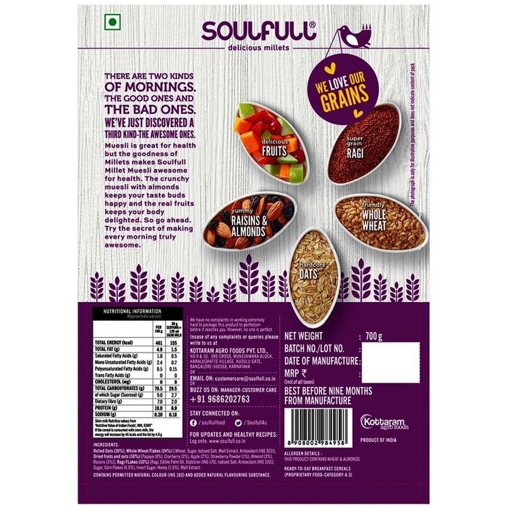 Soulfull Fruit & Nut Muesli 700 g