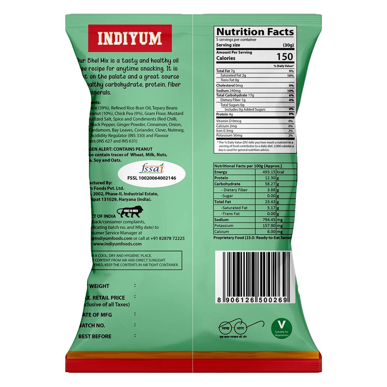 Indiyum Murmura bhel Mixture Namkeen Bhel Mix 