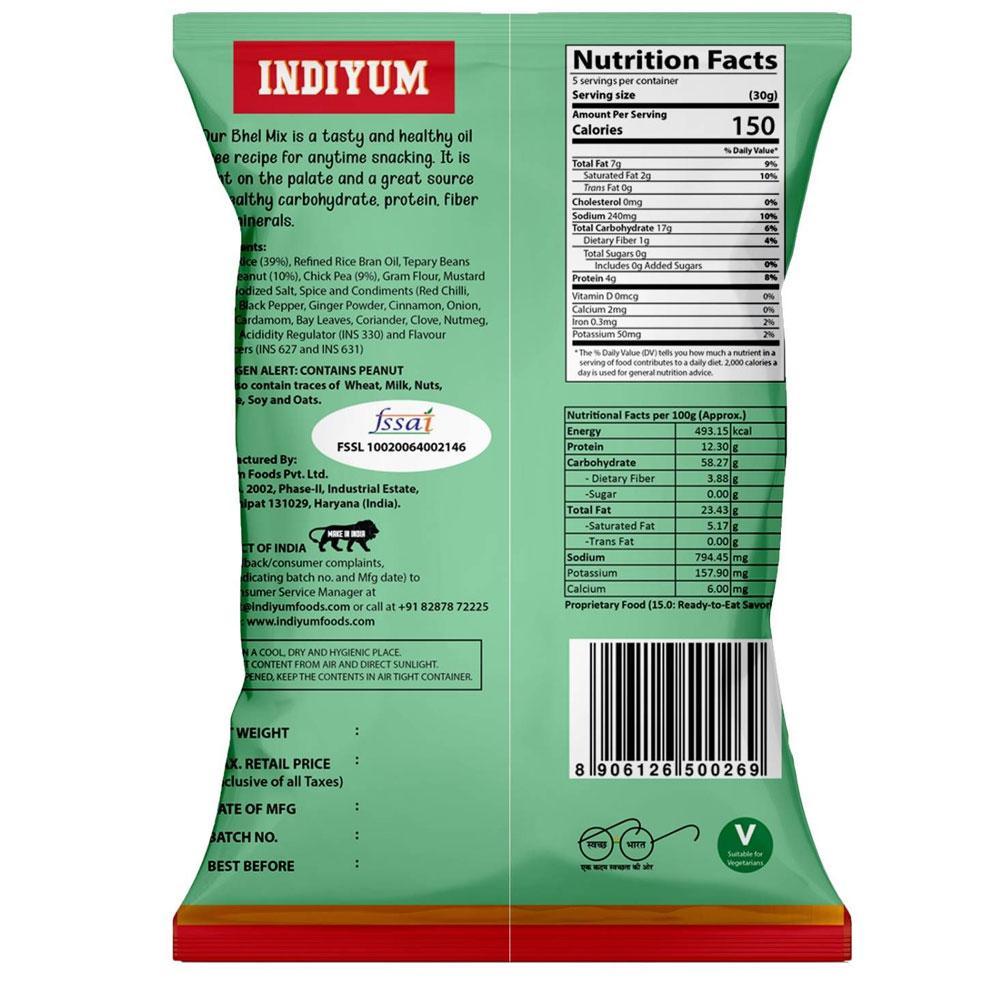 Indiyum Mixture Namkeen Combo Pack Diet Bhel Mix 840g (140g X 6 )