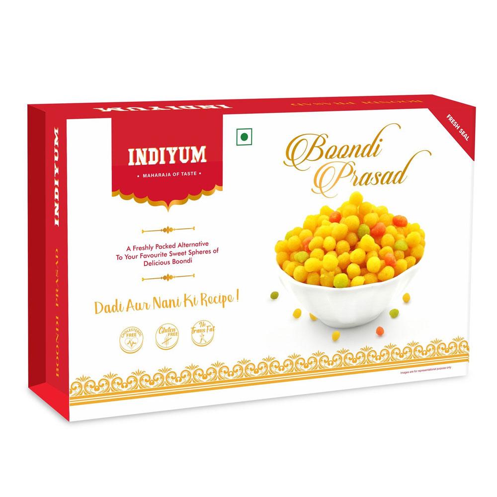 Indiyum Sweet Mithai Boondi Prasad  200g 
