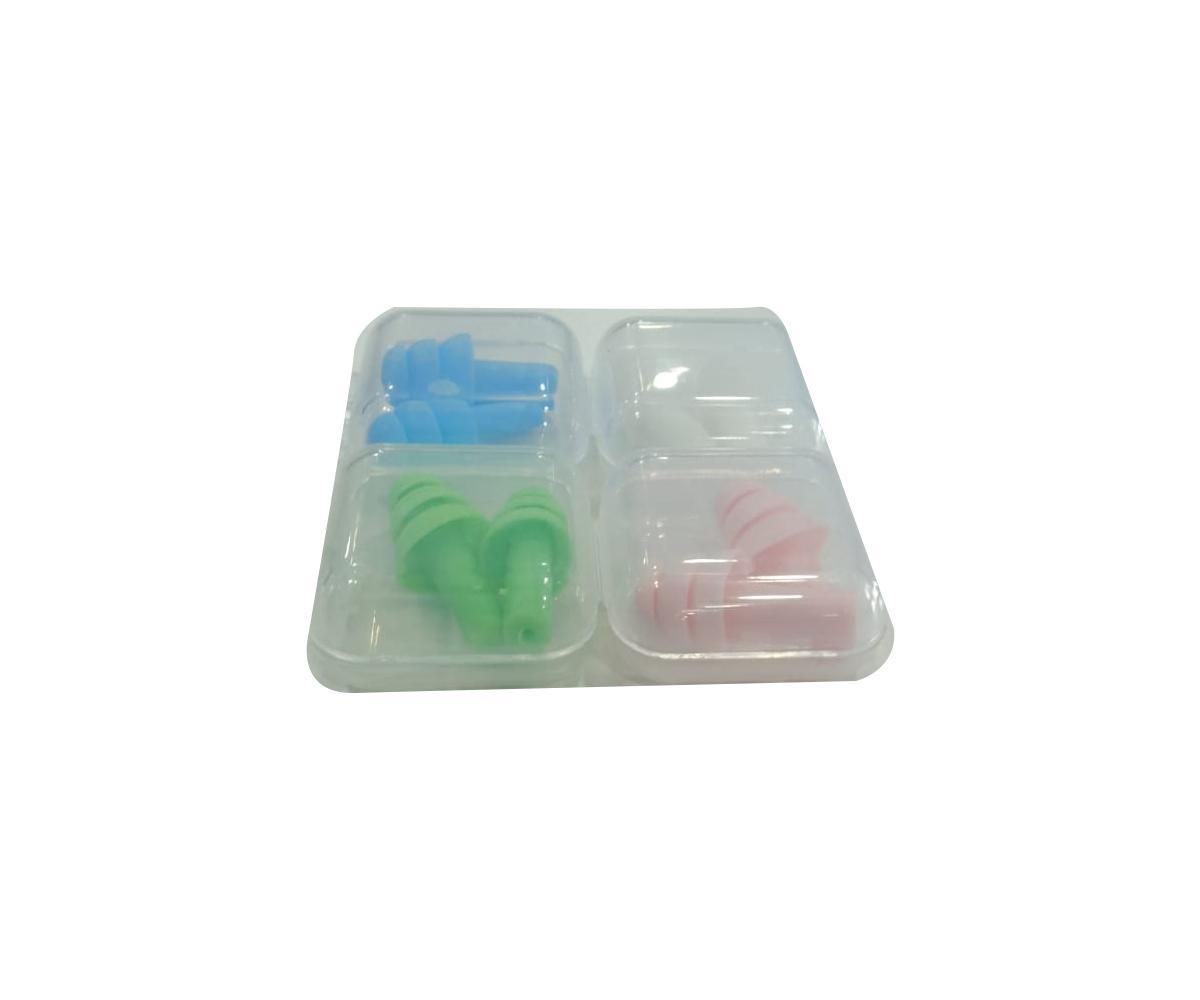 XIMI VOGUE™ 4 Pair of Soft Reusable ear plugs for Adult Kids