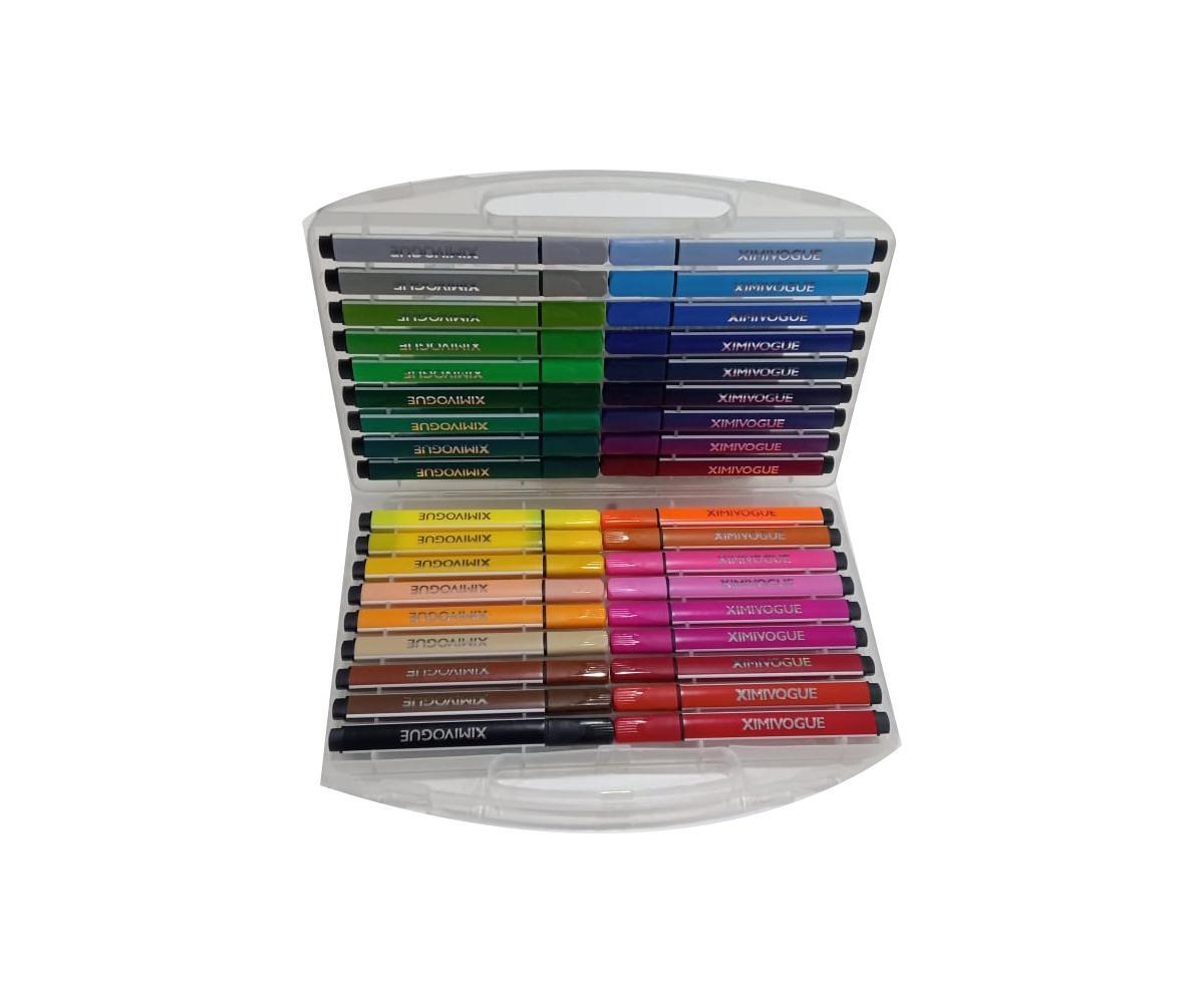 WASHABLE INK WATER COLOR PEN BOXED SET ( 36 COLORS )