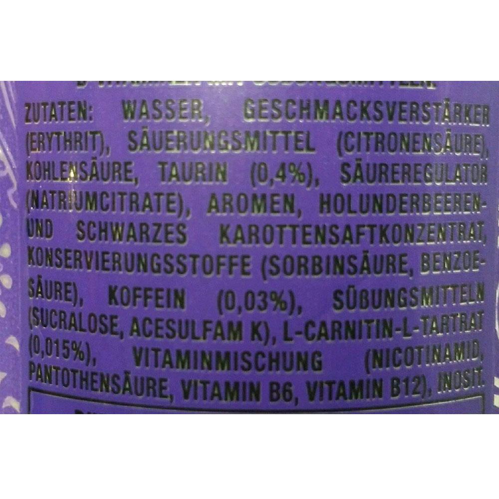 Monster Chef Need Energy Ultra Violet Zero Sugar Drink (Pack of 12Cans X 500ml Each)