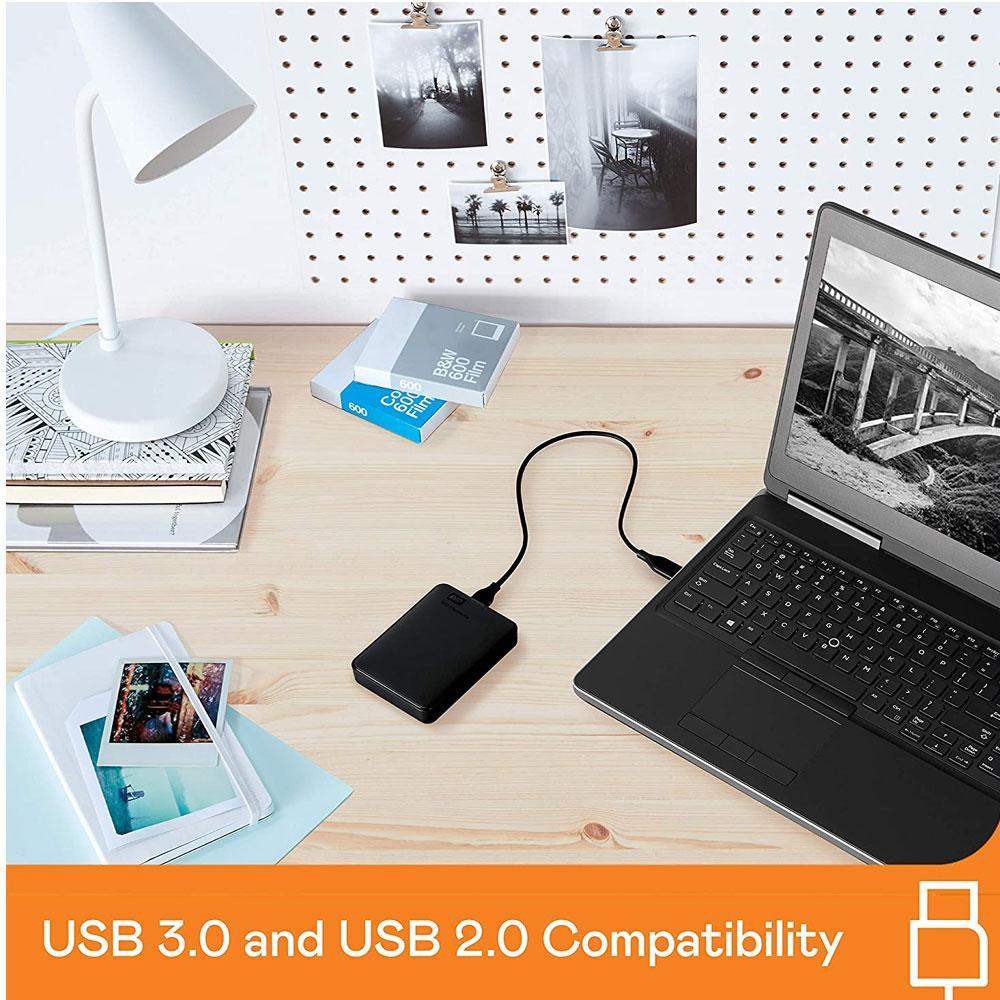 WD Elements 2TB Portable External Hard Drive (Black)