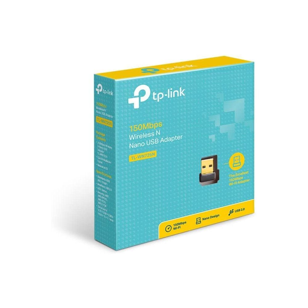 TP-Link USB WiFi Adapter for PC(TL-WN725N), N150 Wireless Network Adapter for Desktop - Nano Size WiFi Dongle Compatible with Windows 10/7/8/8.1/XP/ Mac OS 10.9-10.15 Linux Kernel 2.6.18-4.4.3