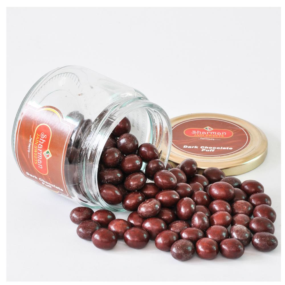 Sharman Jain Sweets Dark Chocolate Puff - Pack Of 2 | 150g Each