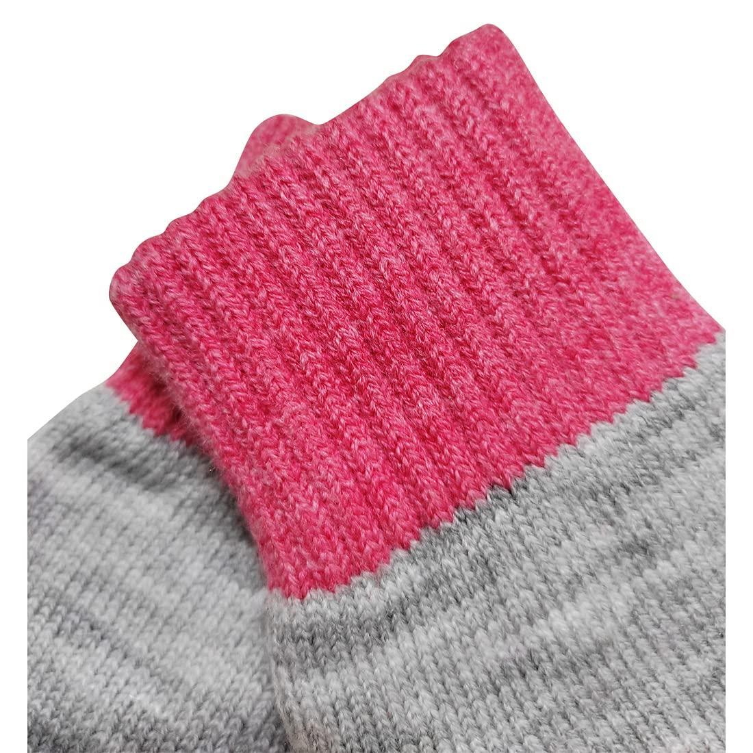 Graceway Kids Boys and Girls 100% Acro Wool Gloves Soft Warm for Winters 2 years - 16 years